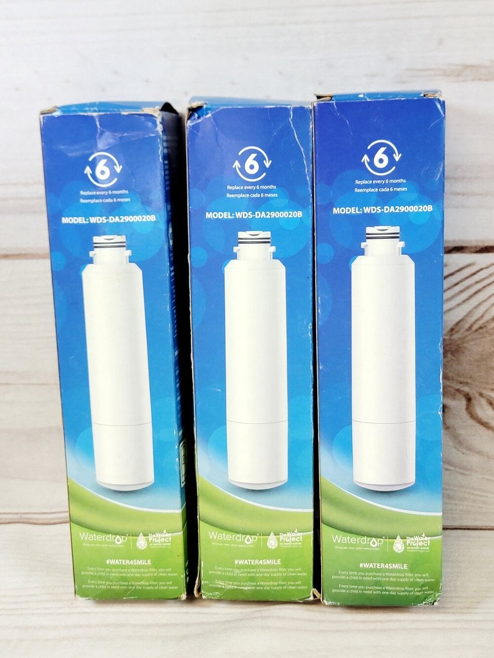 NEW 3 Pack Waterdrop Filters WDS-DA2900020B For Samsung Fridge NEW